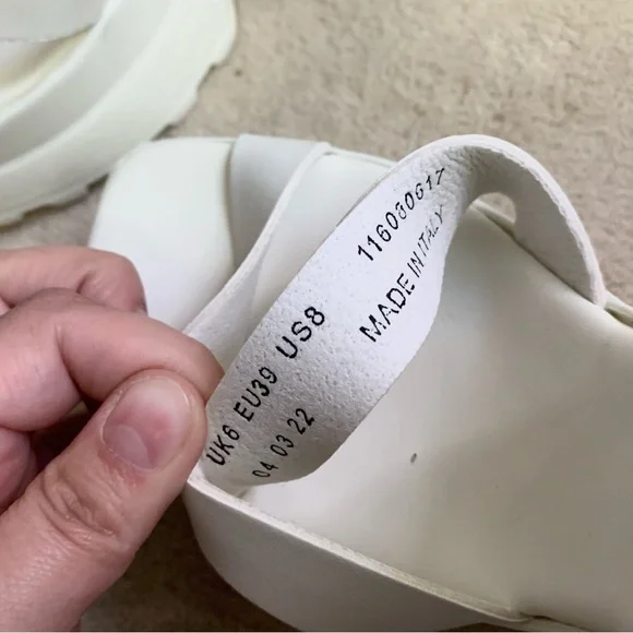 NEW ASOS Chunky White Platform Sandals - Picture 3 of 8